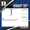 image Duke Blue Devils 2027 Desk Calendar Second Alternate Image