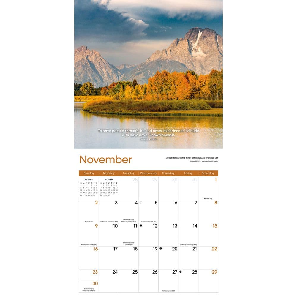 Solitude 2025 Wall Calendar Fourth Alternate Image width=&quot;1000&quot; height=&quot;1000&quot;