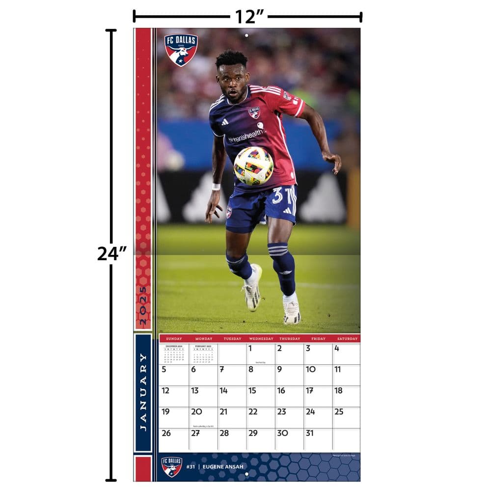 MLS Elite 2025 Wall Calendar Fifth Alternate Image width="1000" height="1000"