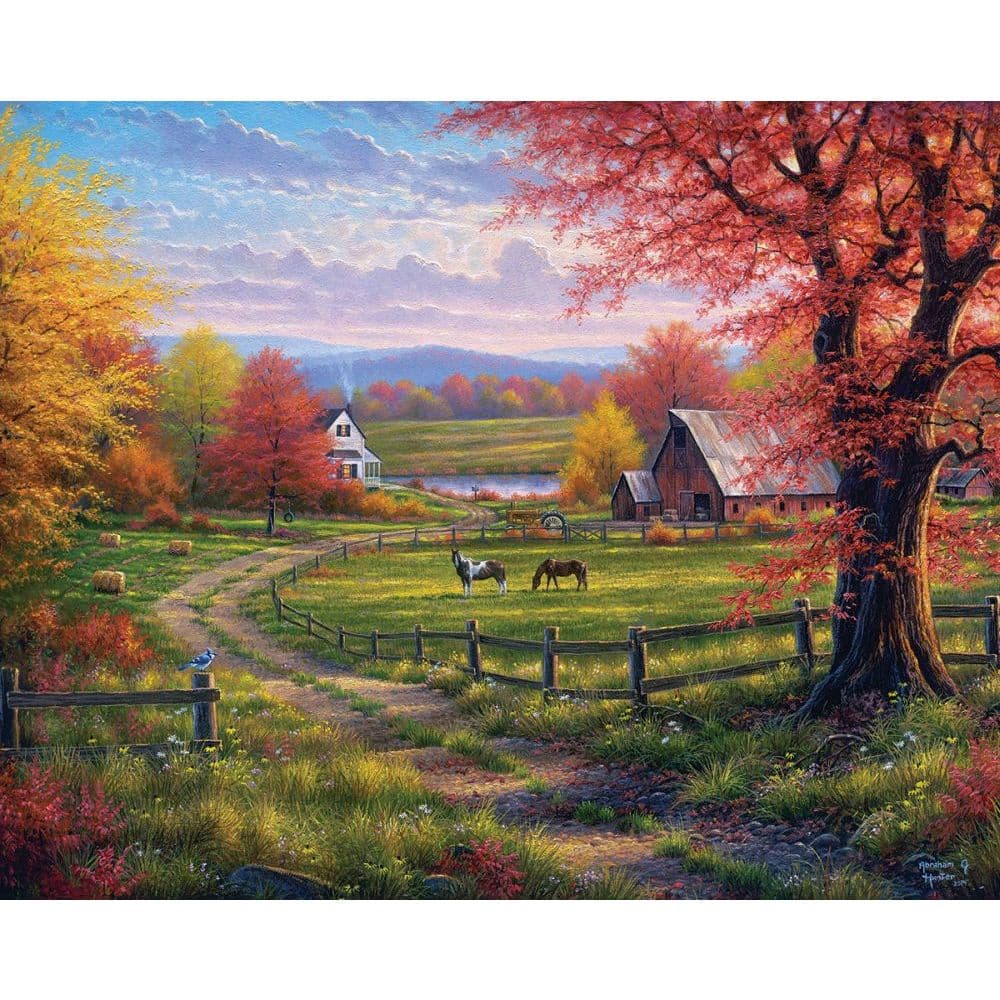 White Mountain Puzzles Peaceful Tranquility 1000 Piece Puzzle