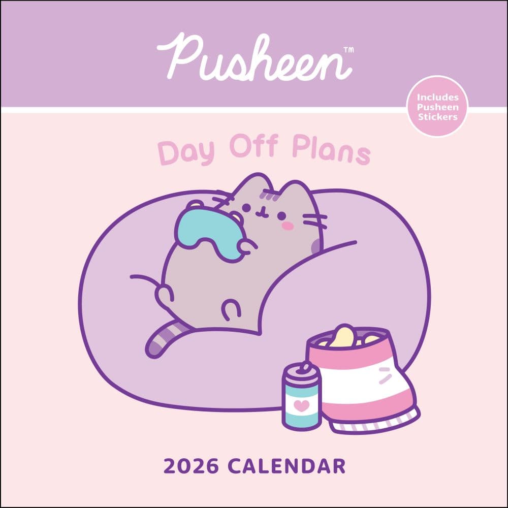 Pusheen 2026 Wall Calendar Main Image