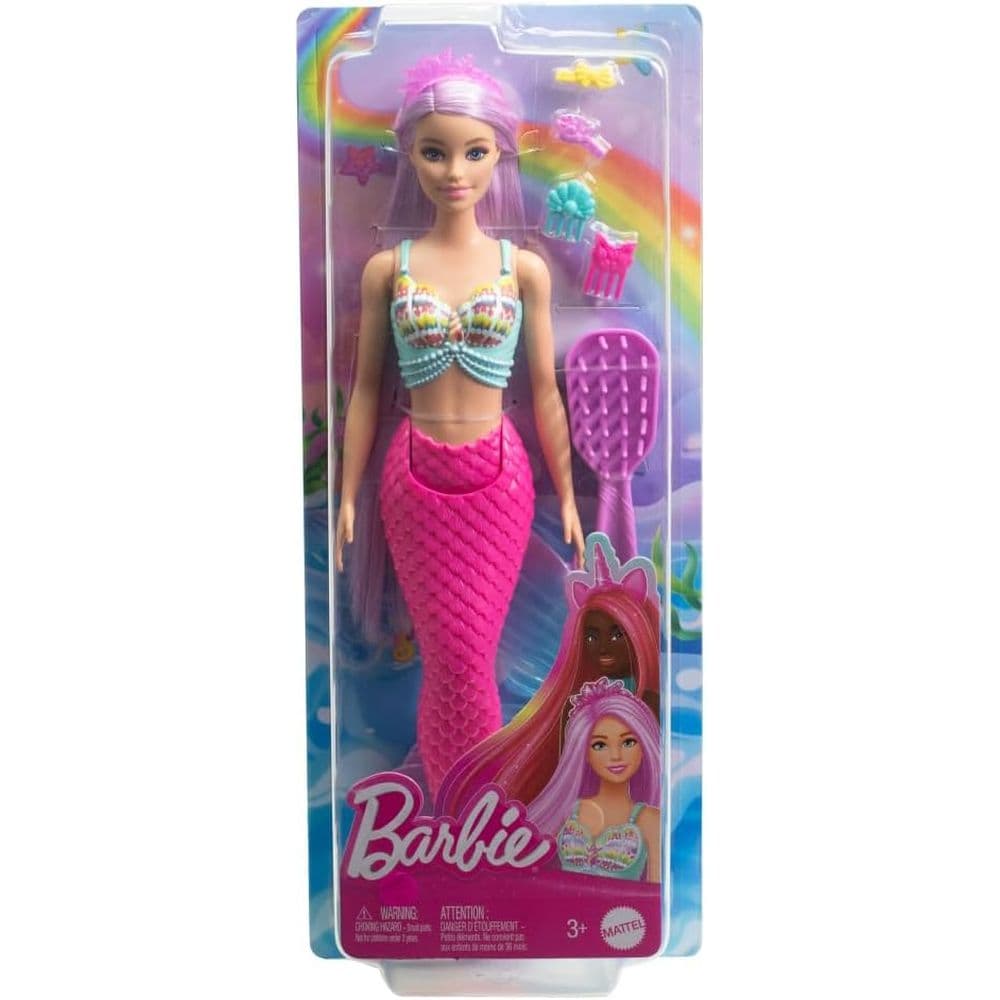 Barbie Mermaid Pink Fantasy Doll Sixth Alternate Image