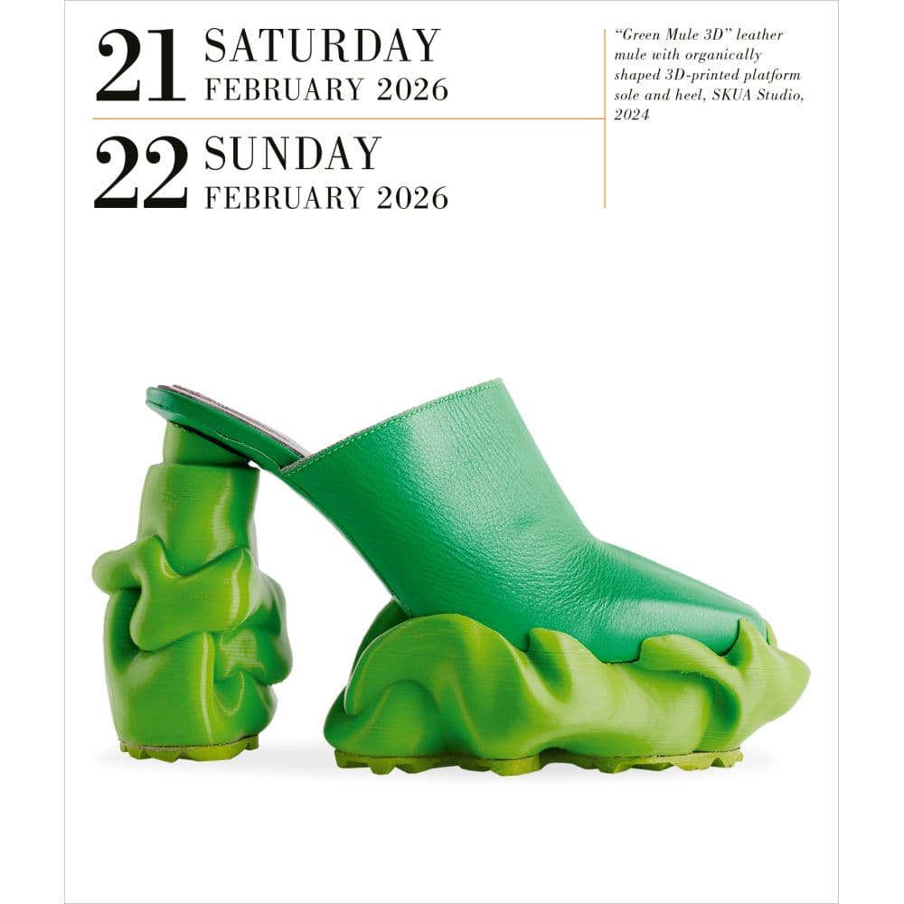 Shoes Gallery 2026 Desk Calendar Fifth Alternate Image
