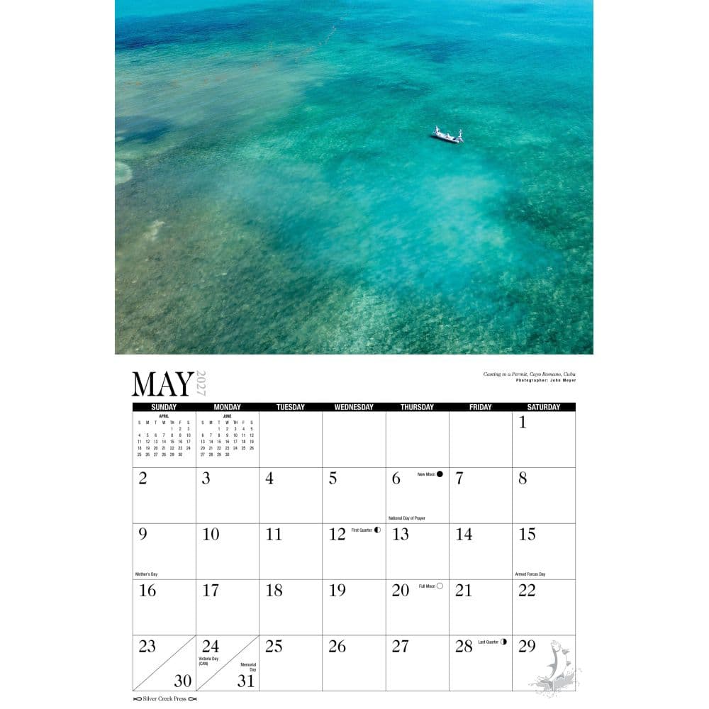 Saltwater Flyfishing 2027 Wall Calendar Second Alternate Image