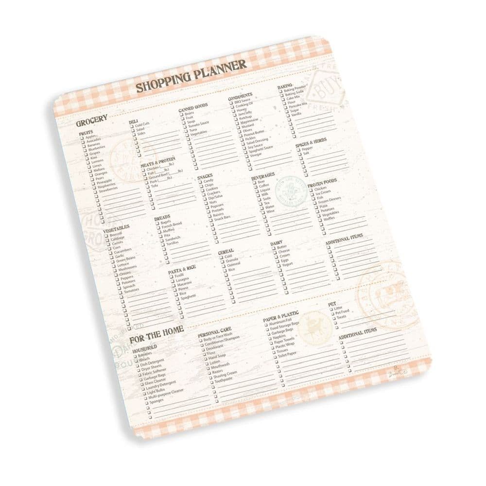 image Farmhouse Shopping List (53 sheets) by Chad Barrett Main Image