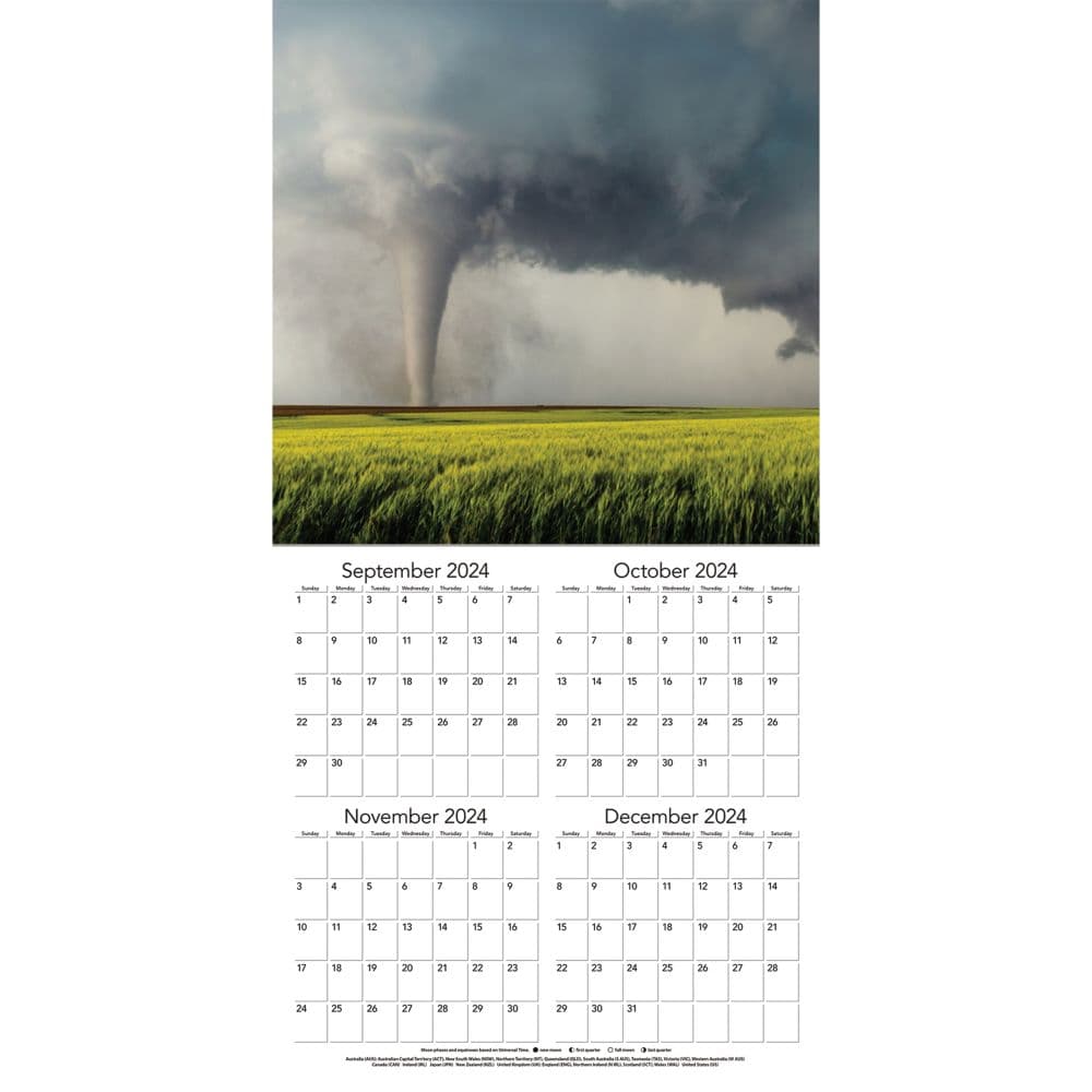Wild and Wonderful Weather 2025 Wall Calendar Third Alternate Image width=&quot;1000&quot; height=&quot;1000&quot;