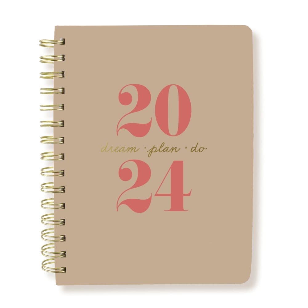 Typographic Taupe 2024 Planner Main Image