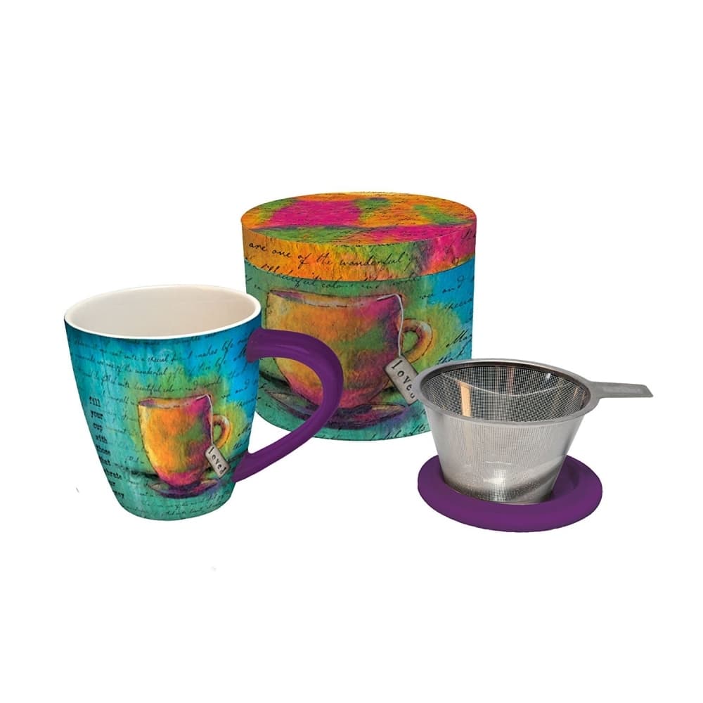 Loved Tea Infuser Mug by Eliza Todd