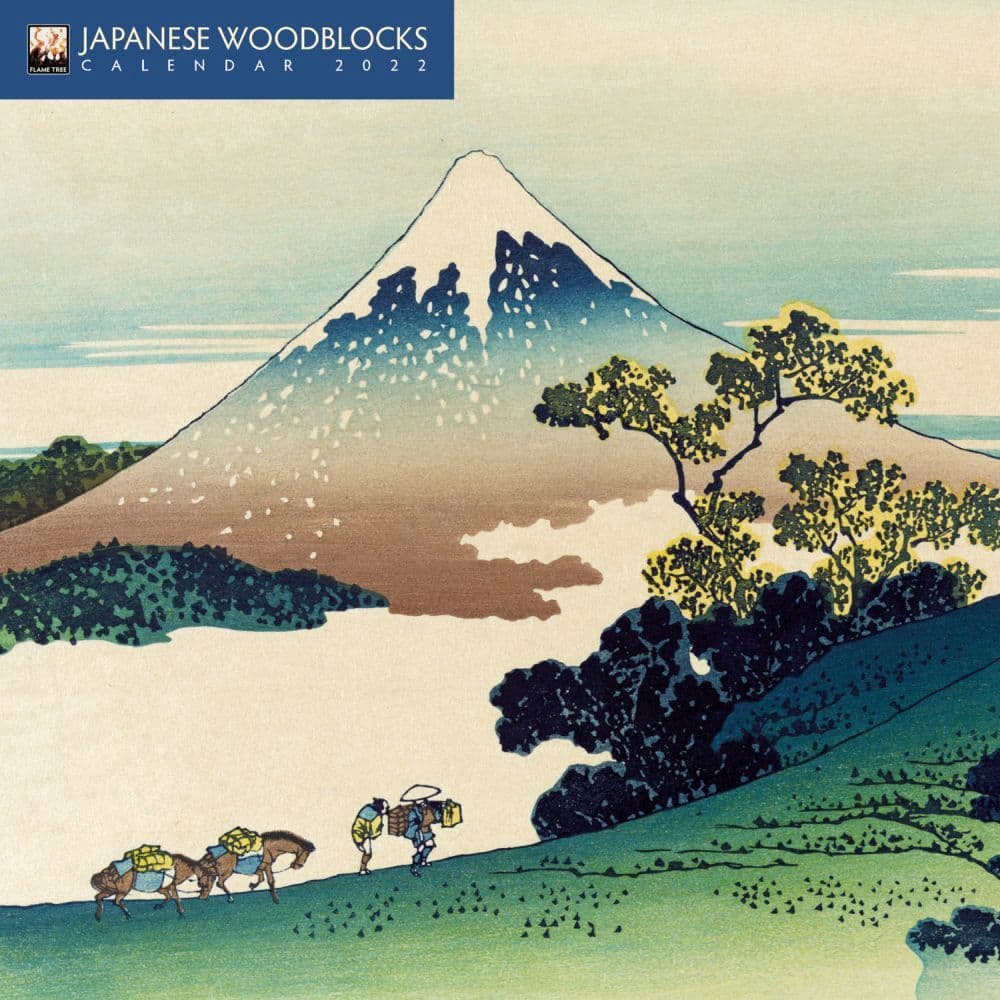Japanese Woodblocks 2022 Mini Wall Calendar