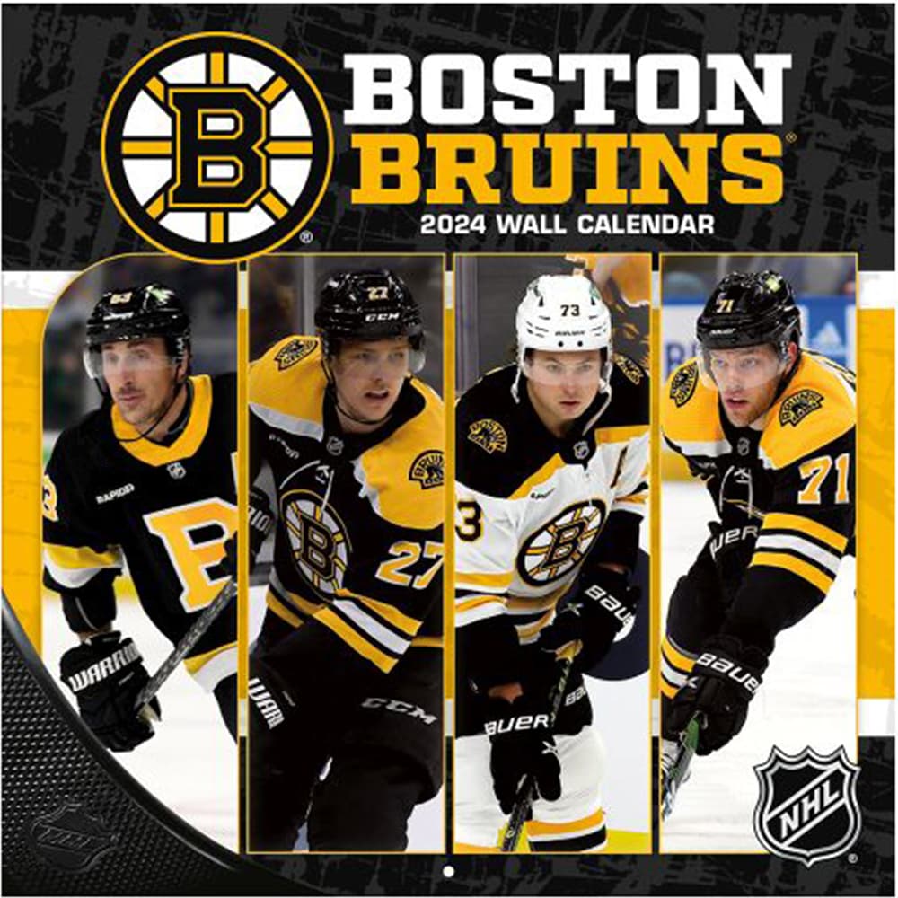 Boston Bruins 2024 Mini Wall Calendar Main Product Image width=&quot;1000&quot; height=&quot;1000&quot;