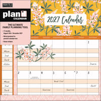 image Flora and Fauna 2027 Plan It Plus Wall Calendar by Heather Dutton Main Product Image