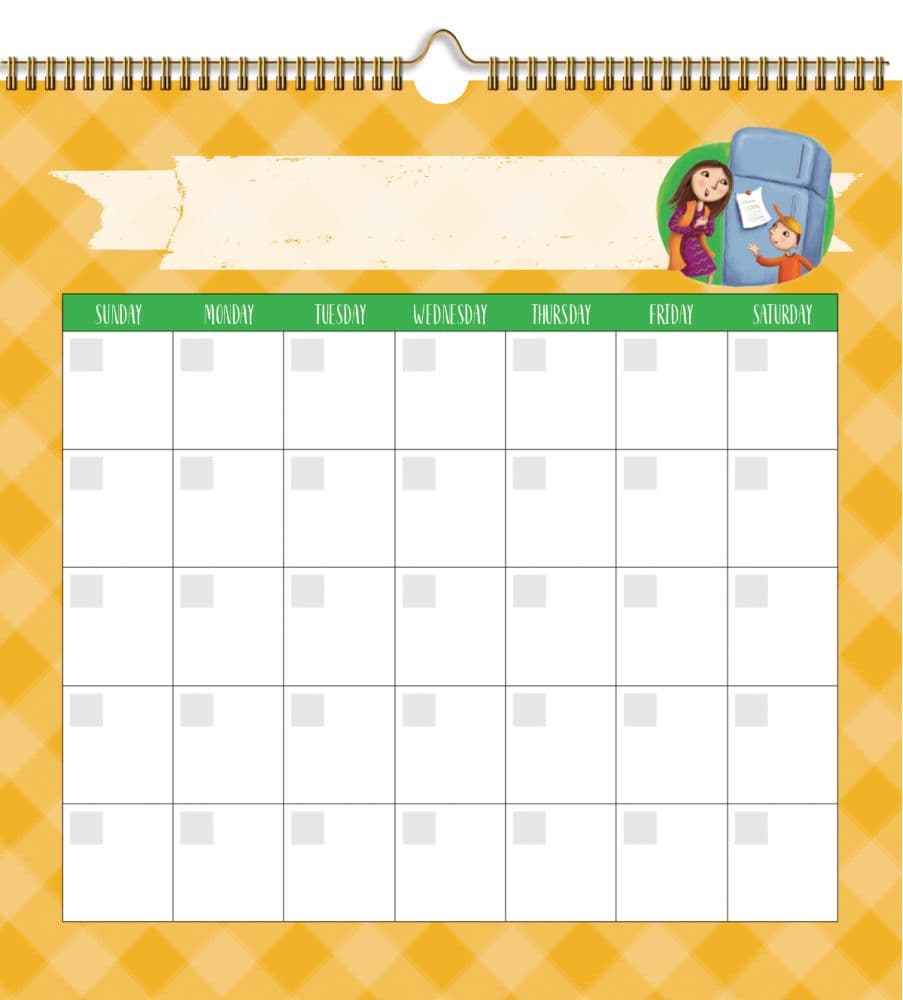 Mom's Create-it Perpetual Wall Calendar by Cindy Revell Alternate Image 1