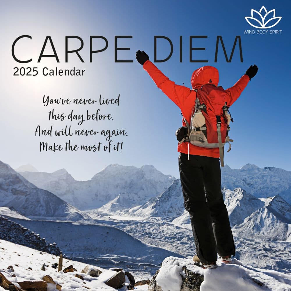 Carpe Diem 2025 Wall Calendar