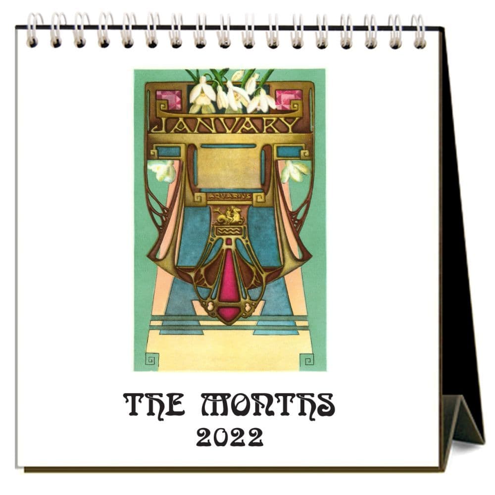 The Months 2022 Desk Calendar