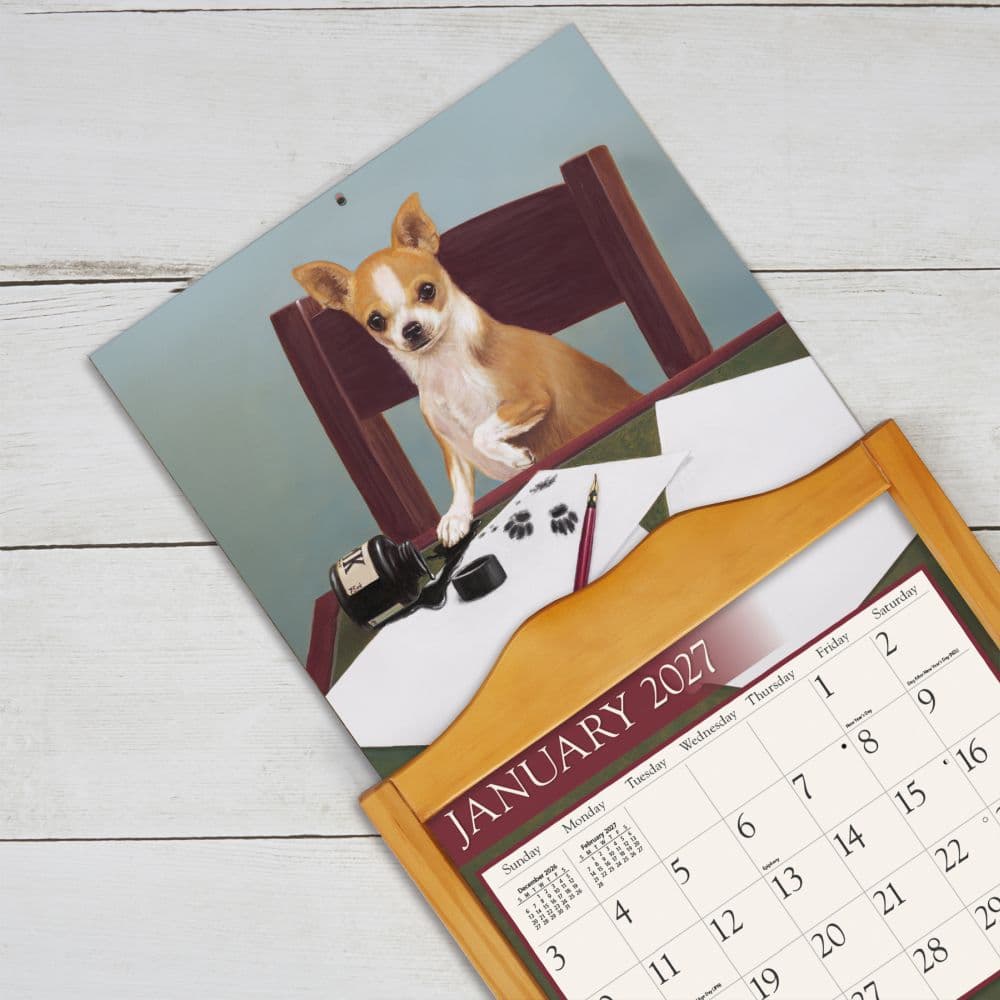 Love of Dogs 2027 Wall Calendar by John Silver Fifth  Alternate Image