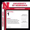 image Nebraska Cornhuskers 2024 Desk Calendar Third Alternate Image width=&quot;1000&quot; height=&quot;1000&quot;
