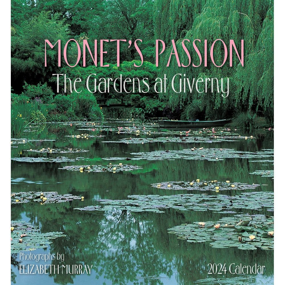 Monets Passion 2024 Wall Calendar_Main Image