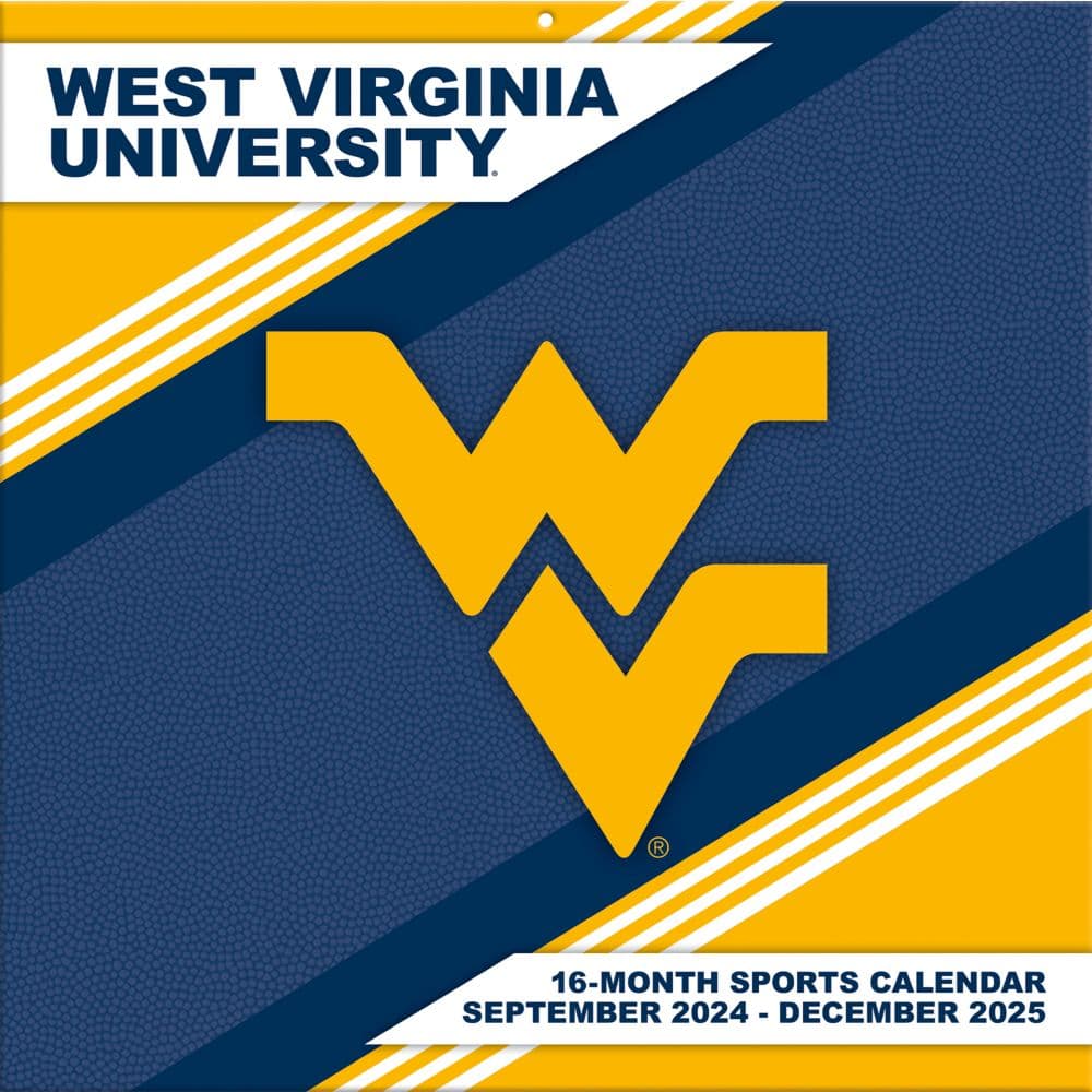 COL West Virginia Mountaineers 2025 Wall Calendar Main Image