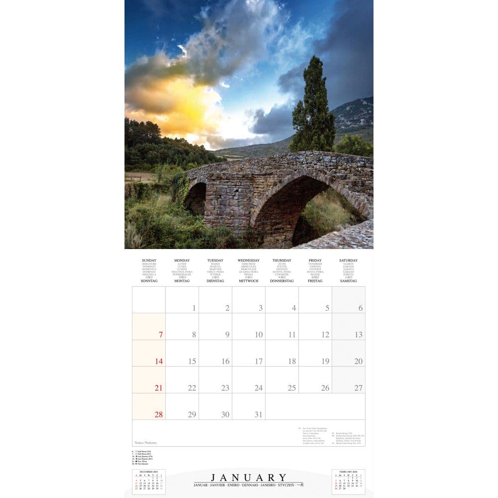 Camino De Santiago 2024 Wall Calendar Second Alternate Image width=&quot;1000&quot; height=&quot;1000&quot;