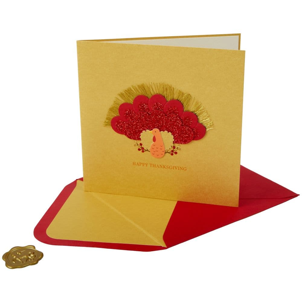 Turkey with Fringe Fall Card Sixth Alternate Image width=&quot;1000&quot; height=&quot;1000&quot;