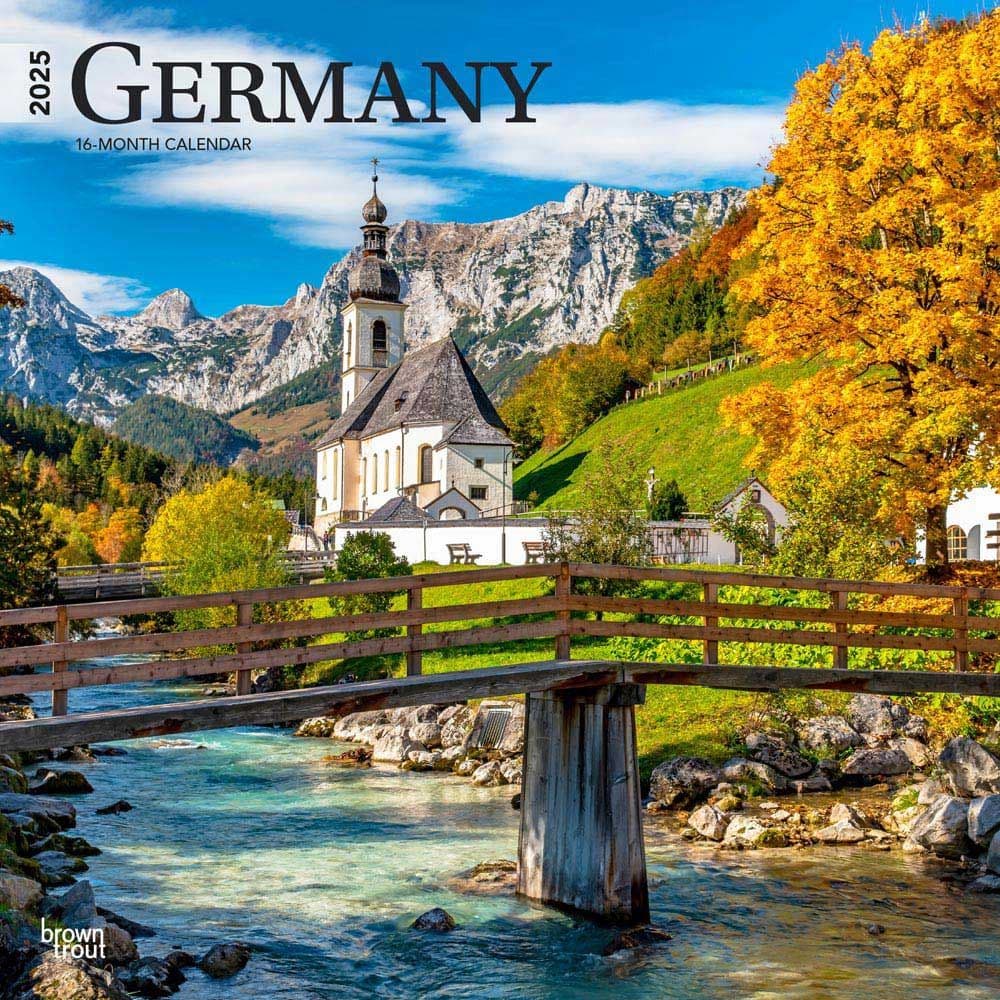 Germany 2025 Wall Calendar  Main Image