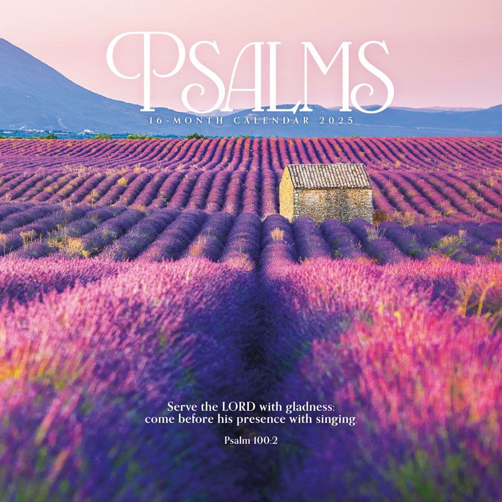 Psalms 2025 Wall Calendar