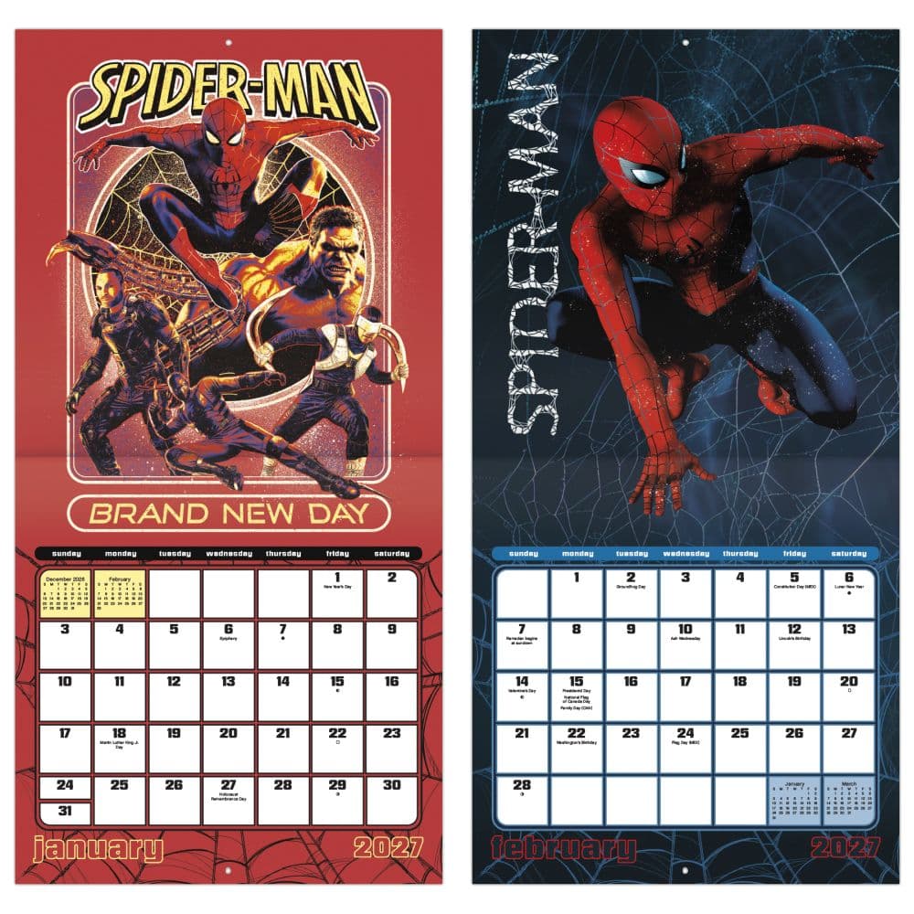 Spider-Man Brand New Day 2027 Wall Calendar Fifth Alternate Image