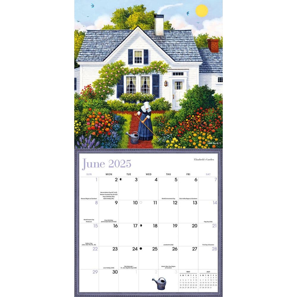 Wysocki Americana 2025 Wall Calendar