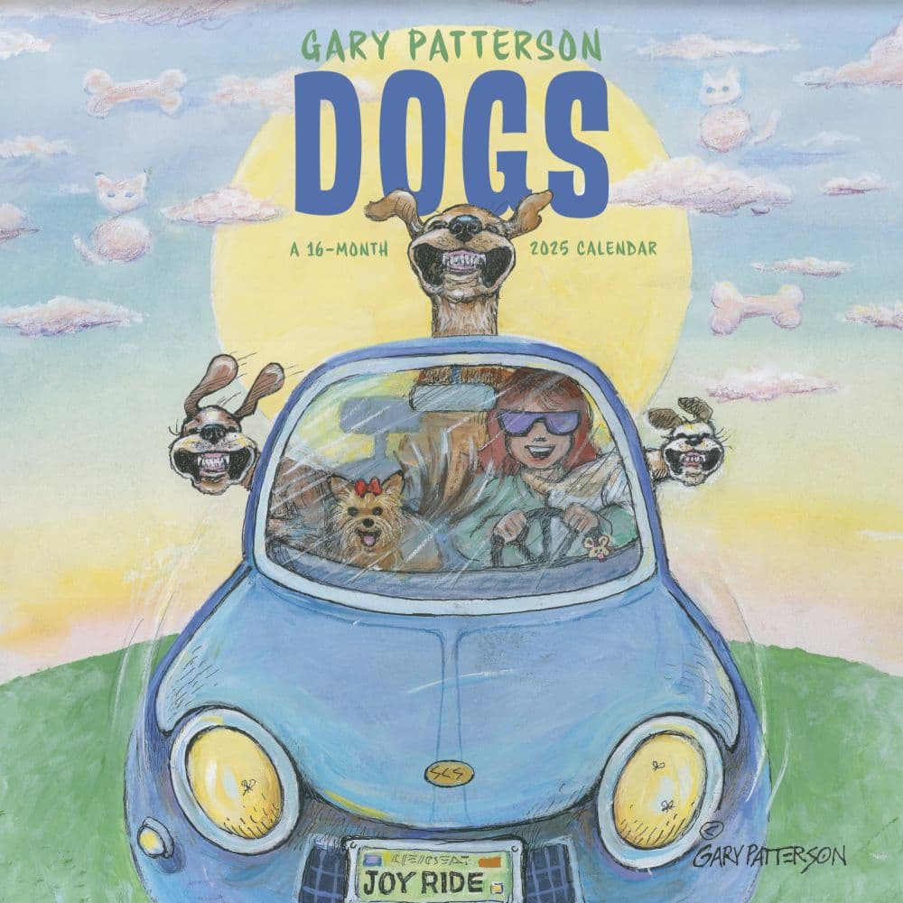 Gary Patterson Dogs 2025 Wall Calendar