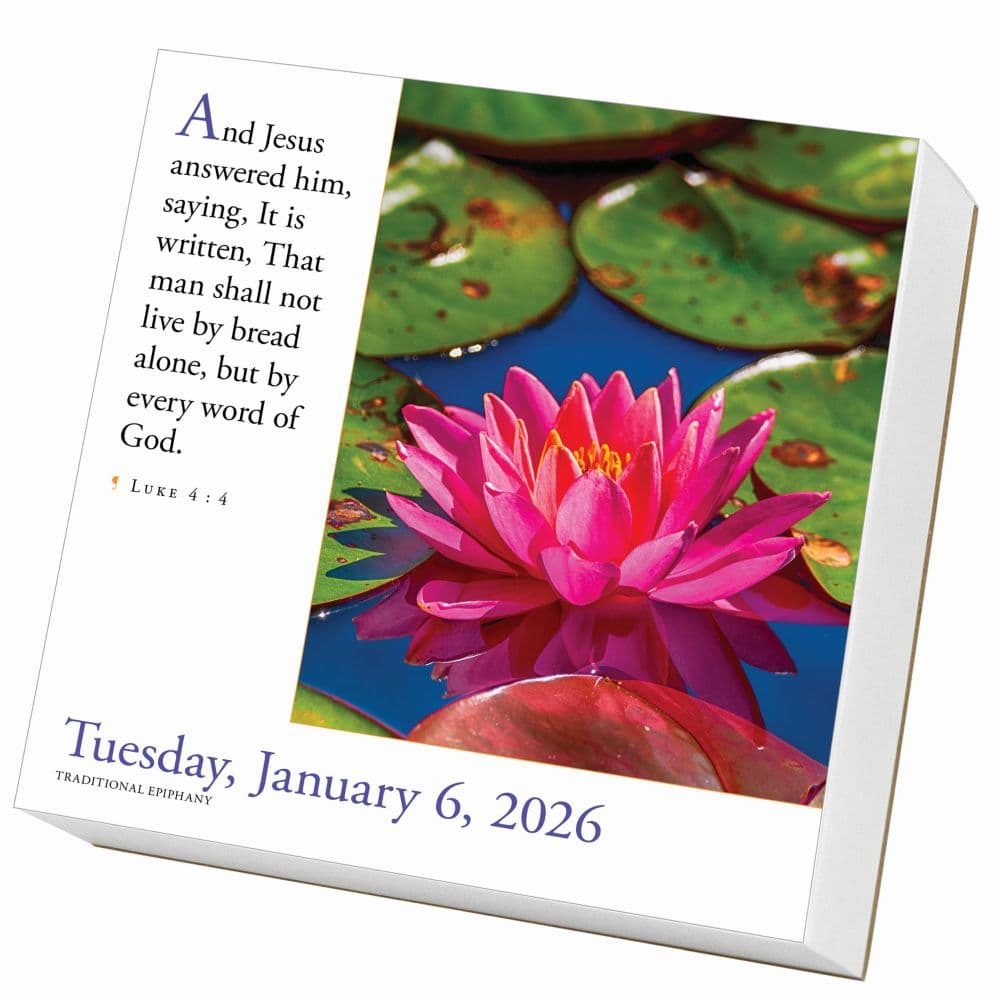Bible Verses 2026 Desk Calendar Second Alternate Image
