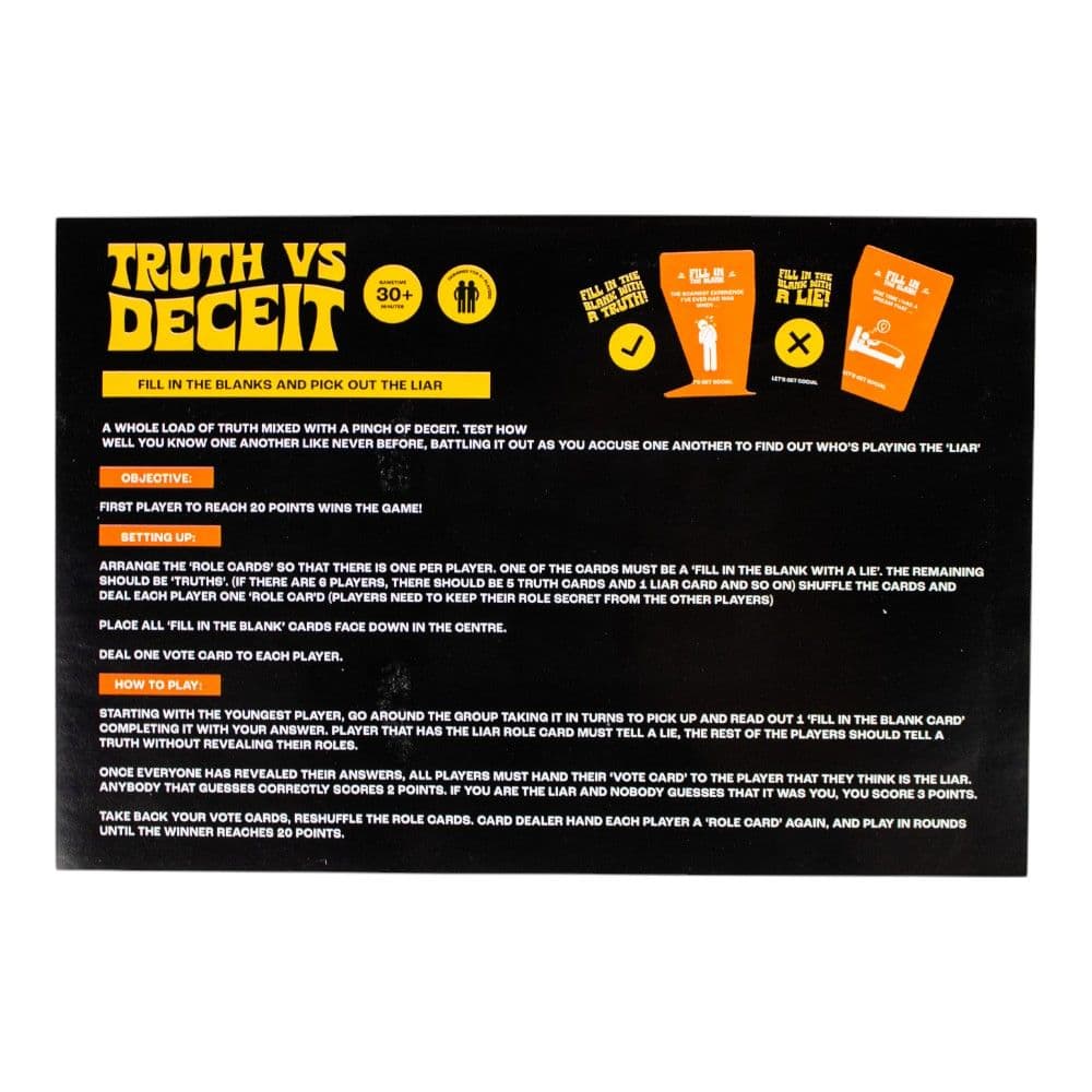 Social Lies Card Game Eighth Alternate Image