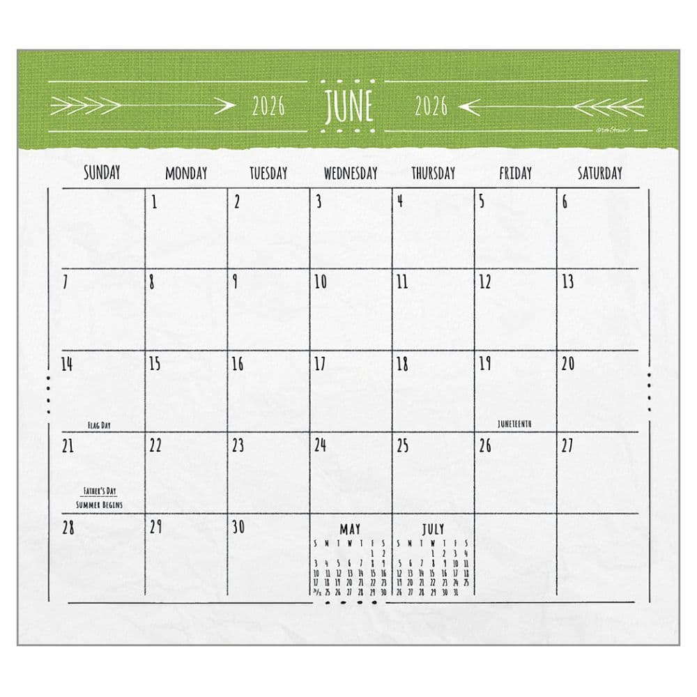 Family Matters by Deb Strain 2026 Wall Calendar Third Alternate Image