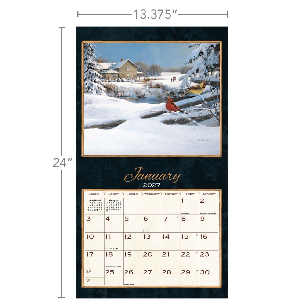 Treasured Times Special Edition 2027 Wall Calendar Fifth Alternate Image