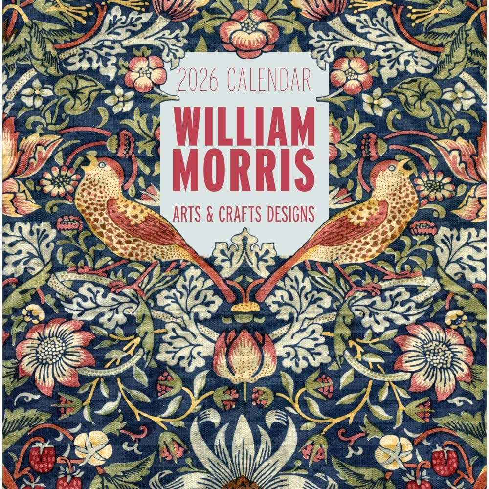 William Morris Design 2026 Wall Calendar Main Image