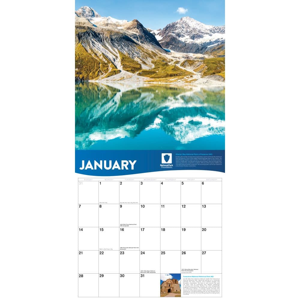 National Park Foundation 2024 Wall Calendar
