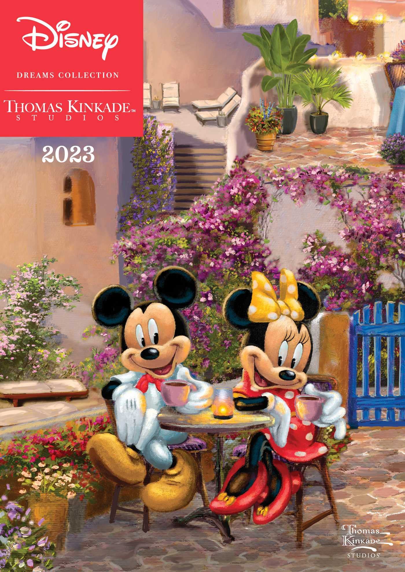 Disney Dreams Collection by Thomas Kinkade Studios 12-Month 2023 MonthlyWeekly Engagement Calendar