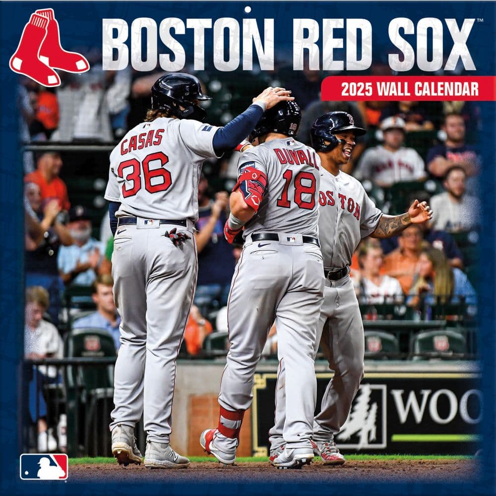 MLB Boston Red Sox 2025 Wall Calendar Main Image