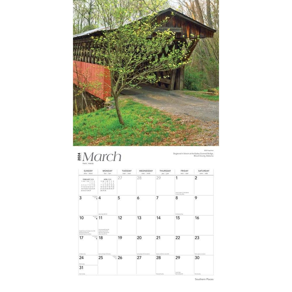 Southern Places 2024 Wall Calendar Second Alternate  Image width=&quot;1000&quot; height=&quot;1000&quot;