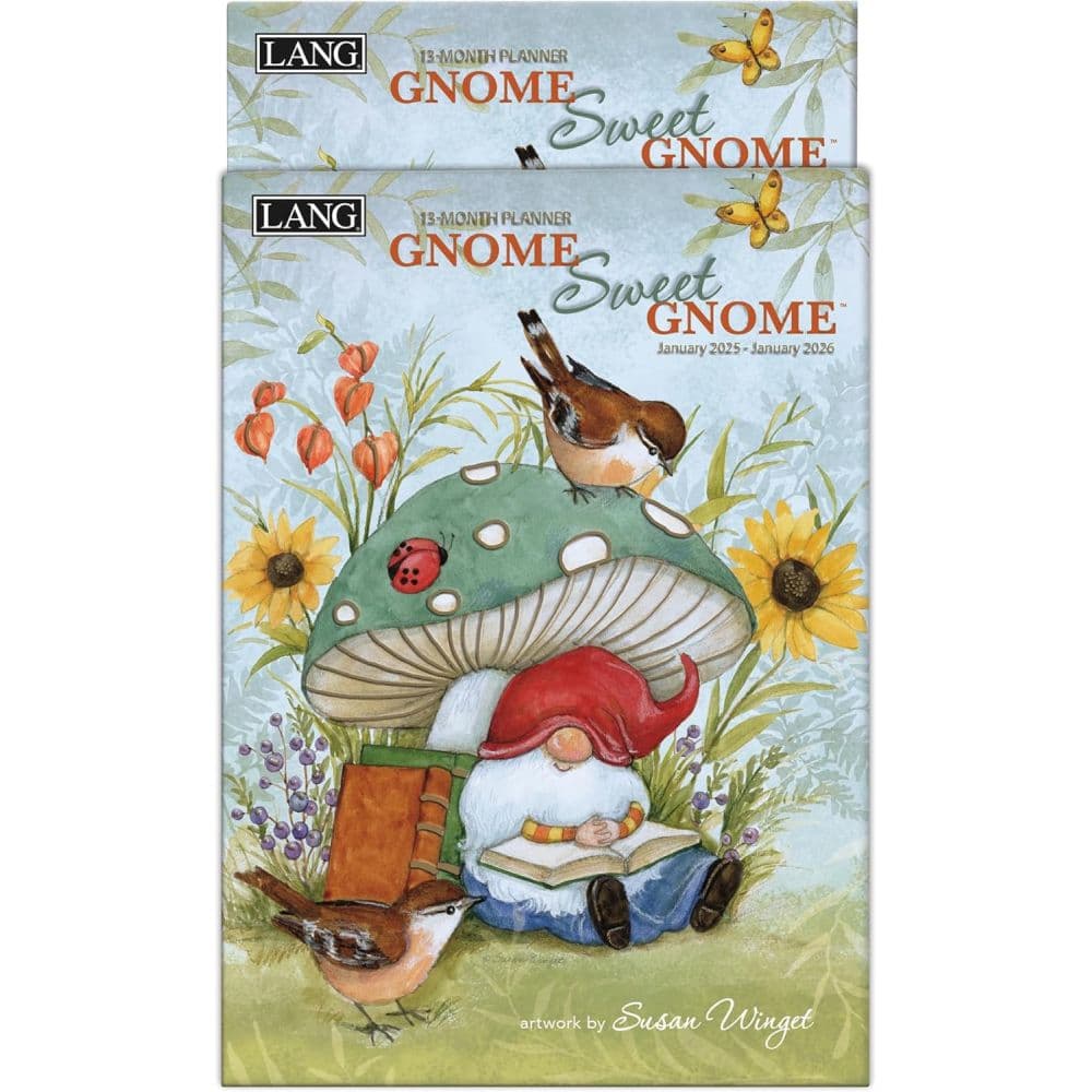 Gnome Sweet Gnome by Susan Winget 2025 Monthly Planner Fourth Alternate Image width=&quot;1000&quot; height=&quot;1000&quot;