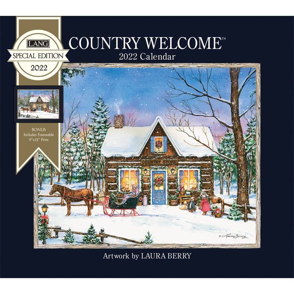 Country Welcome 2022 Special Edition Wall Calendar