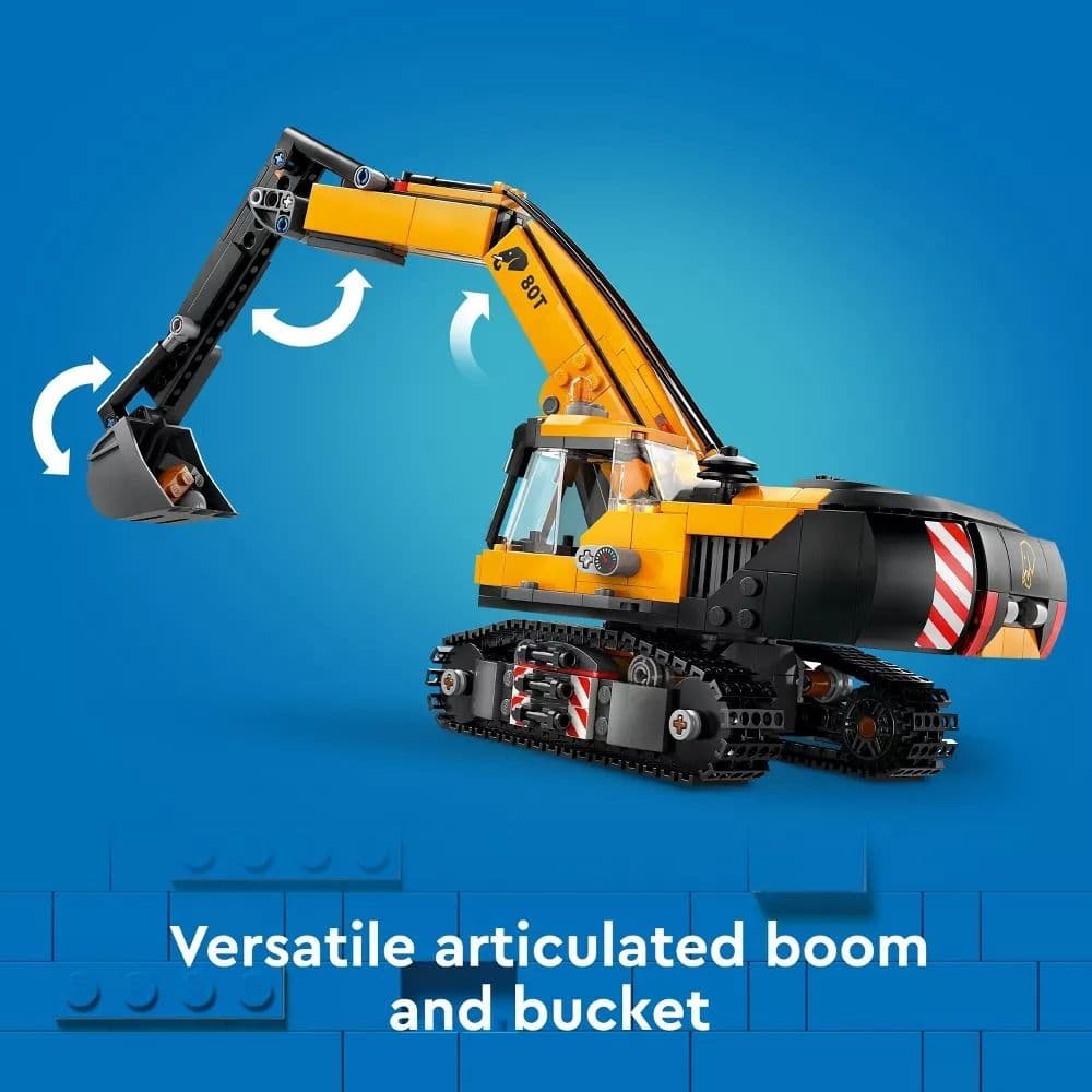 LEGO City Big Vehicles Yellow Excavator Second Alternate Image