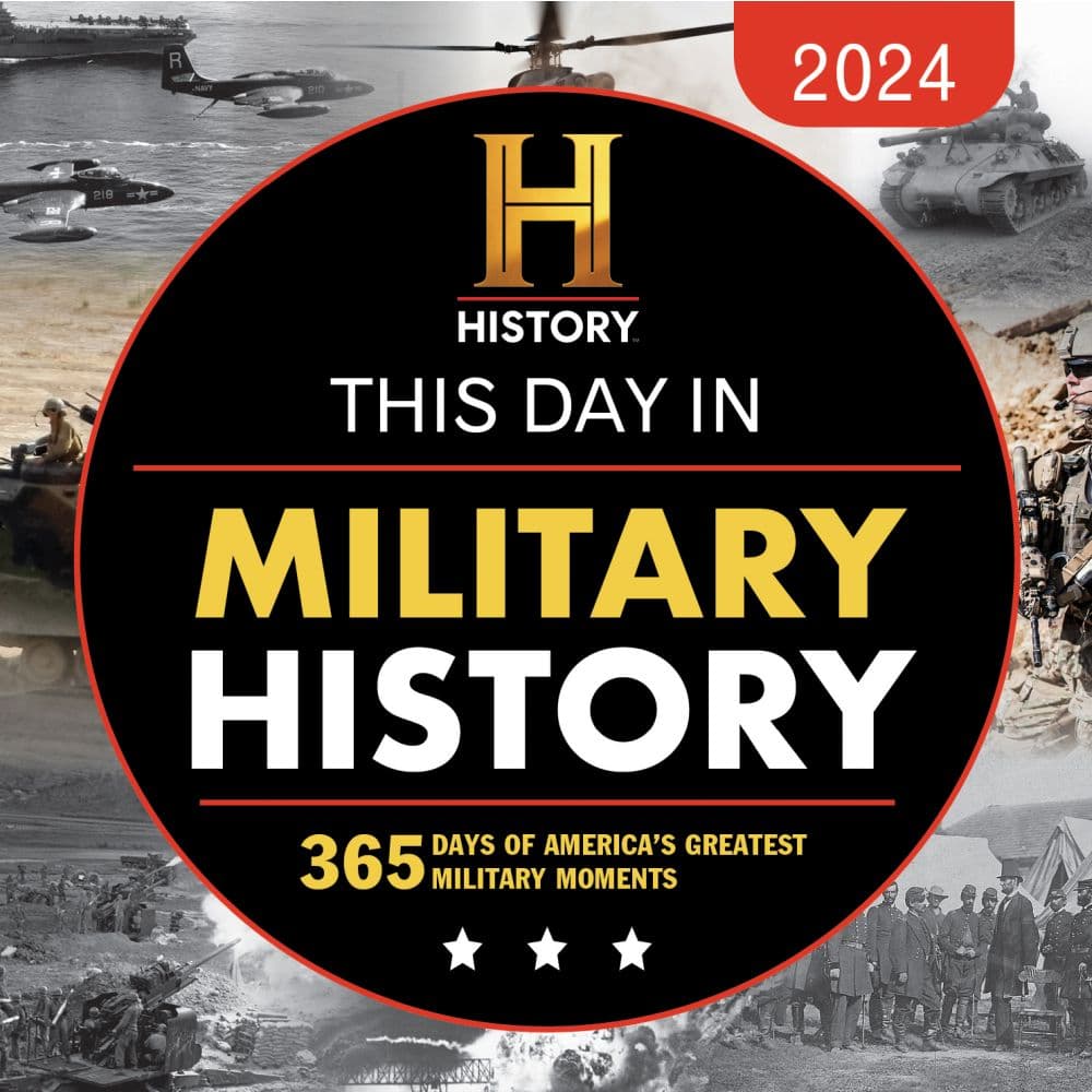 History Channel This Day in Military 2024 Desk Calendar Main Image