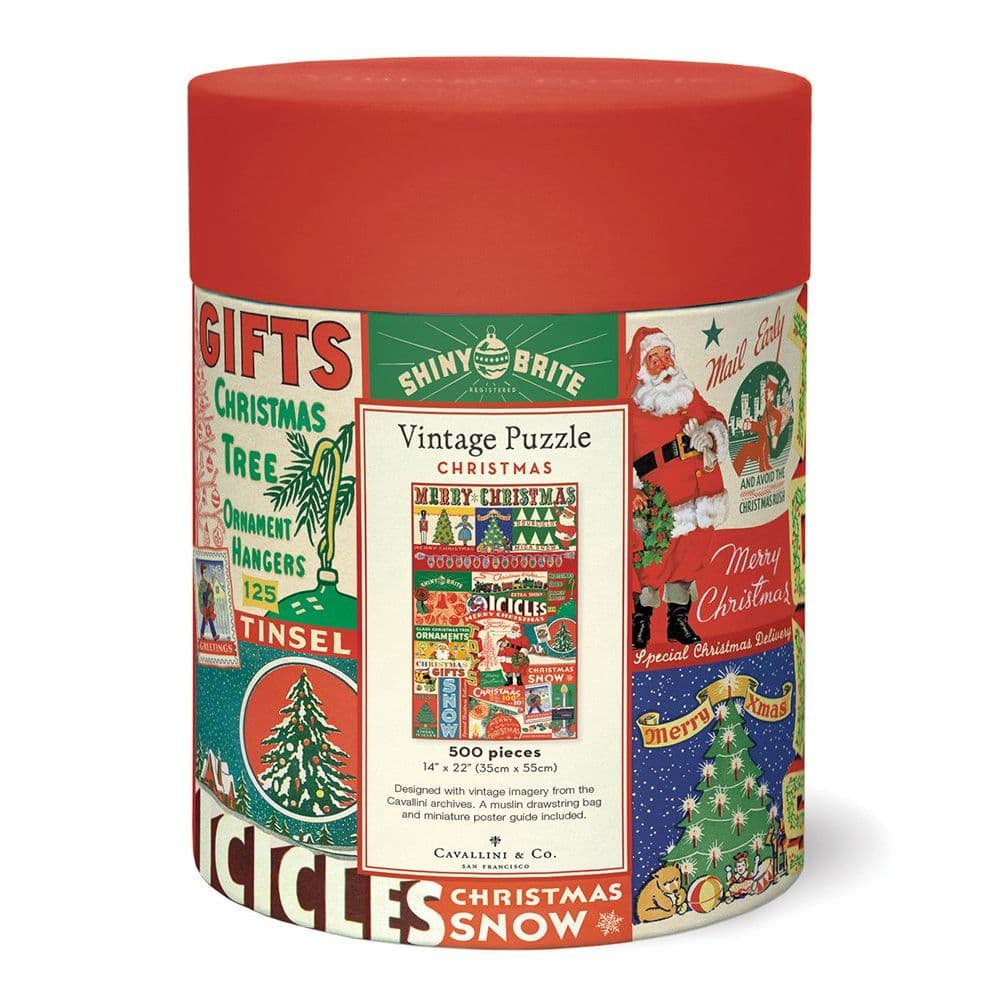 Vintage Christmas 500 Pc Puzzle Alternate Image 2