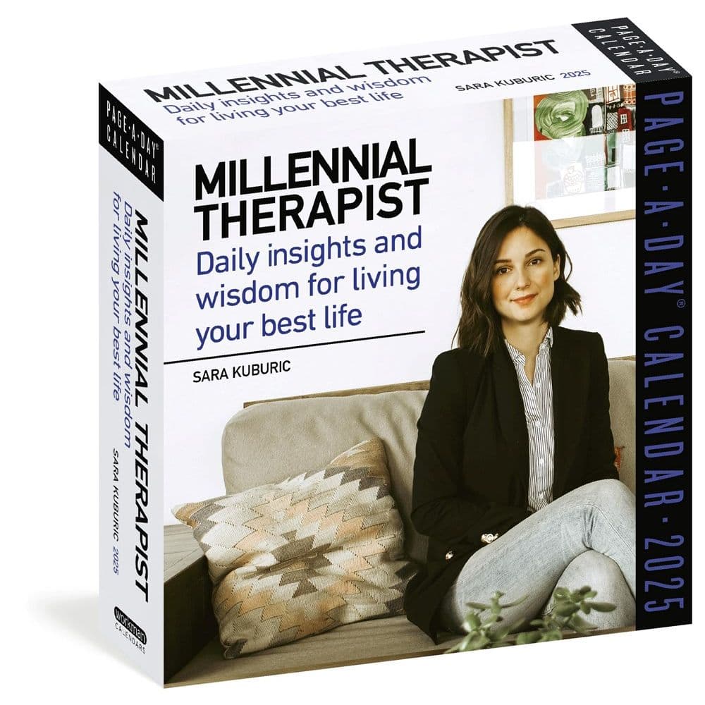 Millennial Therapist 2025 Desk Calendar Main Image