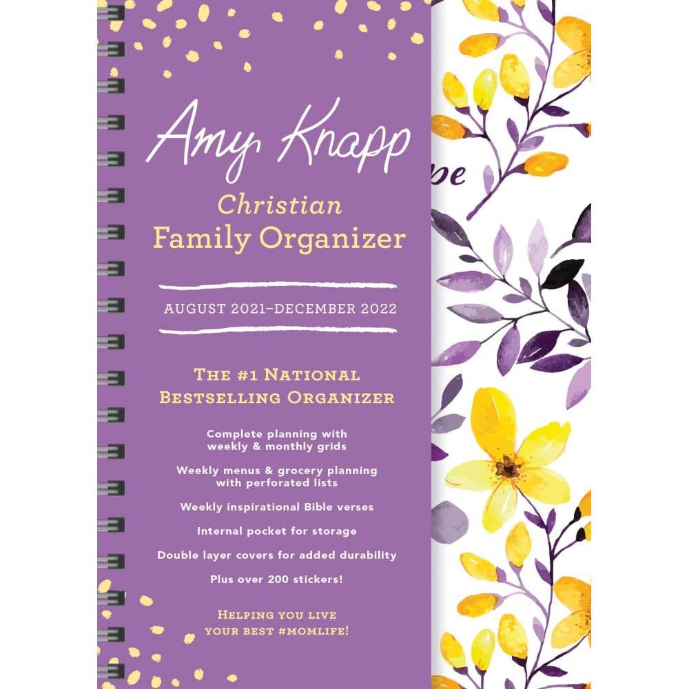 Amy Knapps 2022 Christian Family Organizer