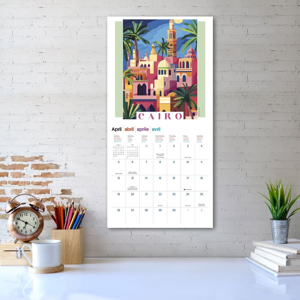 Art of Travel 2026 Wall Calendar Fourth Alternate Image