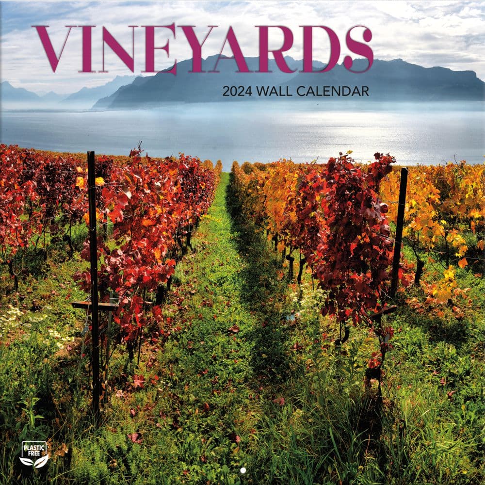 Vineyards 2024 Wall Calendar