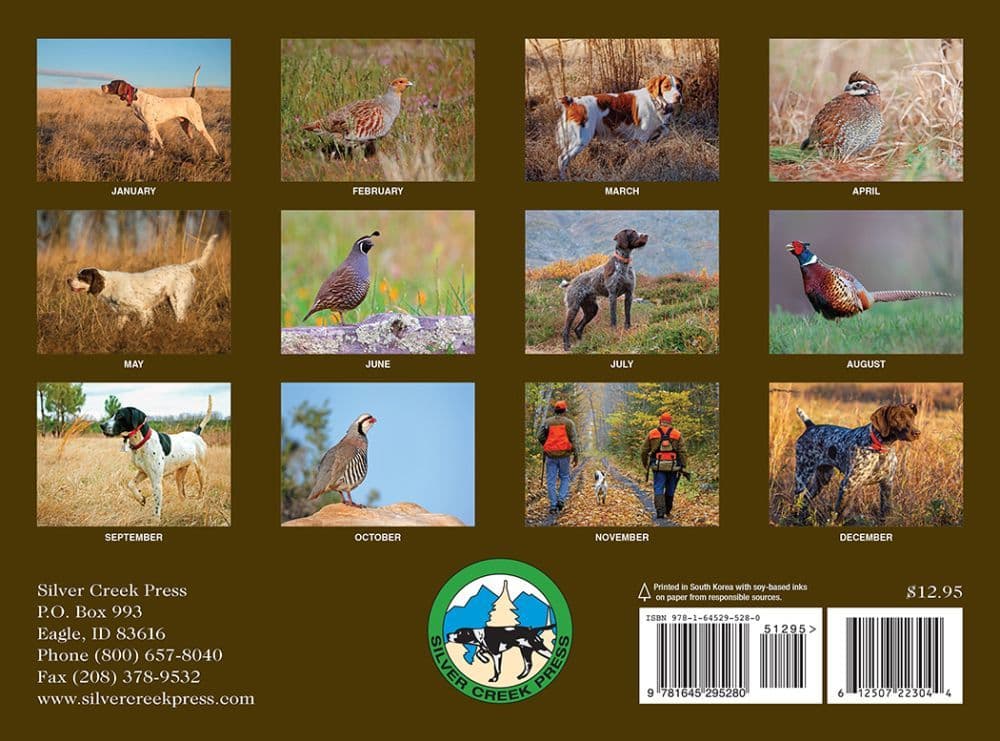 Hunting Dogs And Upland Birds Calendar - Calendars.com