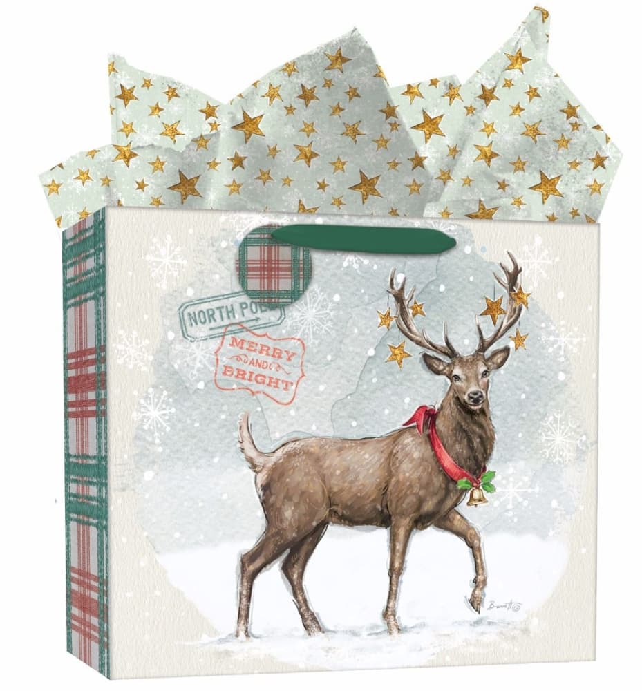 Woodland Christmas Extra Large Gift Bag by Chad Barrett Main Image
