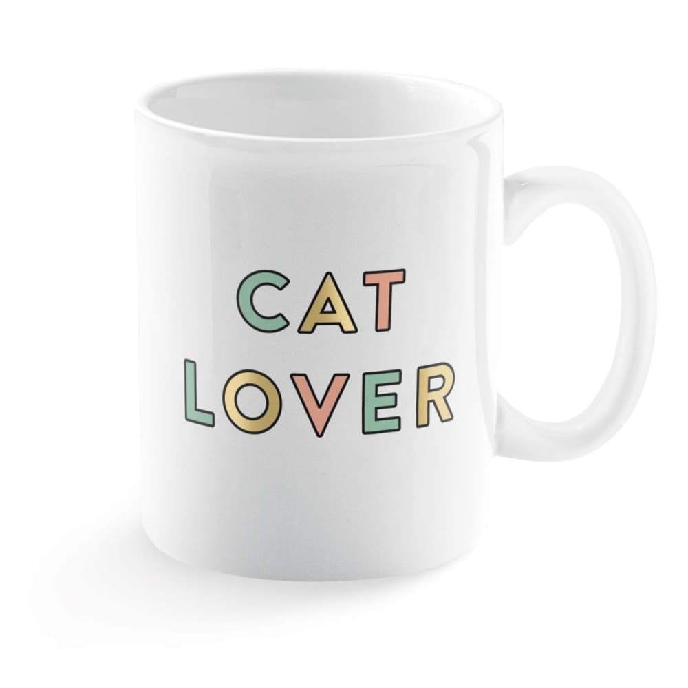 Graphic Cat Lover Mug Main Image